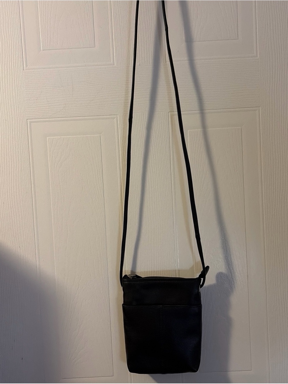 ili New York Soft Genuine Leather Purse Crossbody Bag Pocketbook